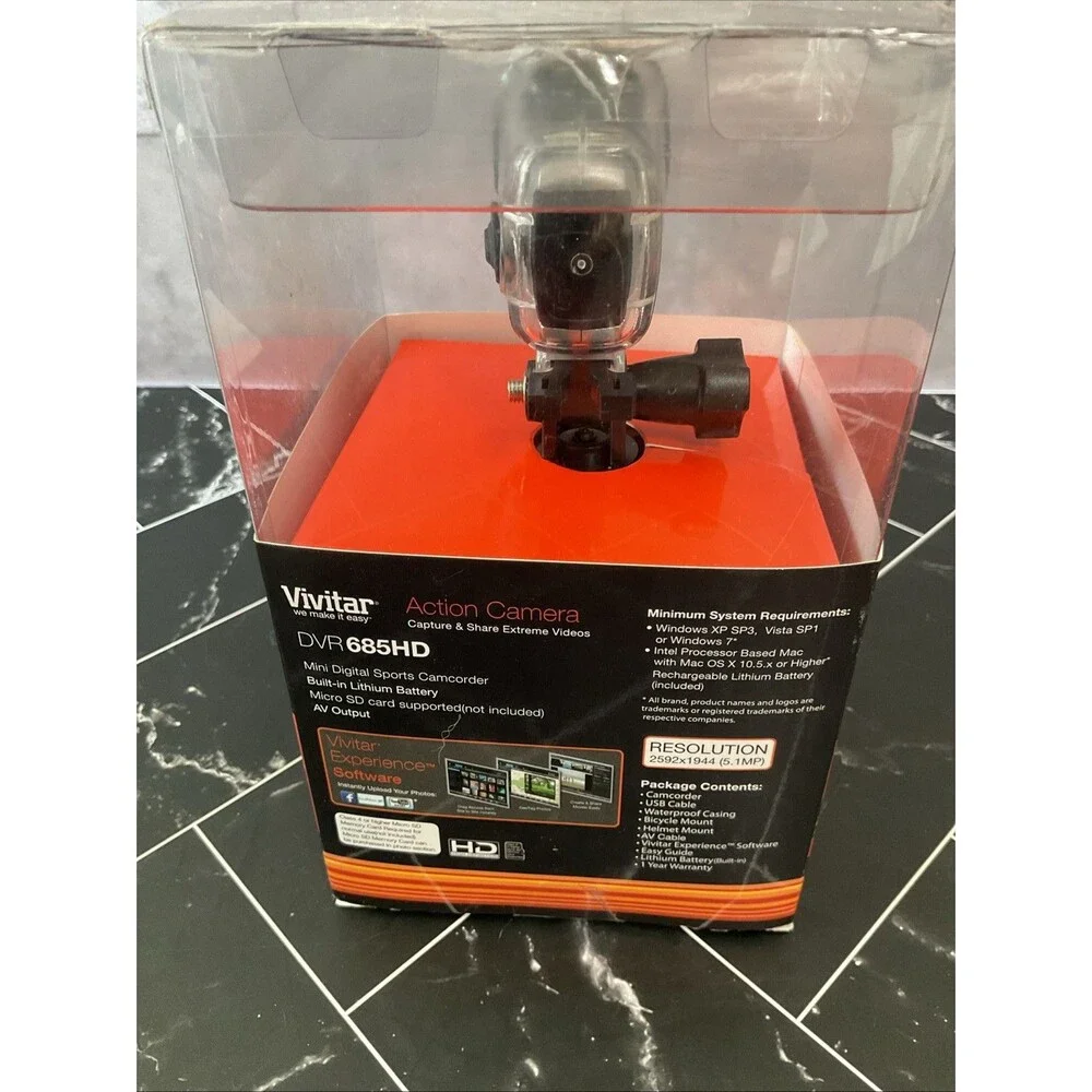 Vivitar DVR 787HD ~ Full HD 1080 ~ Action Camera with Remote Waterproof Case
